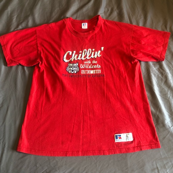 Red University of Arizona Short Sleeve Youth XL - Picture 2 of 6